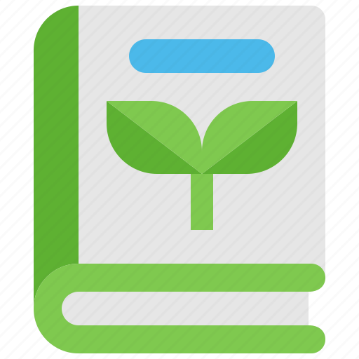 Plant, book, botanical, knowledge, gardening, manual, education icon - Download on Iconfinder