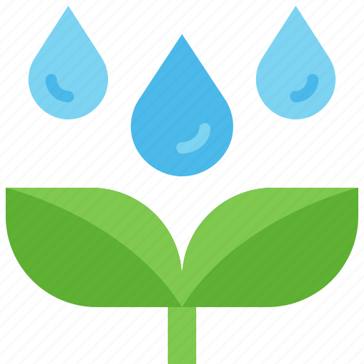 Watering, plant, rain, gardening, water, drop, irrigation icon - Download on Iconfinder