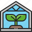 greenhouse, hothouse, building, plant, gardening, growth, cultivation 