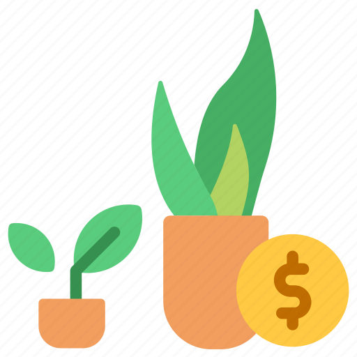 Plant, pot, indoor, agriculture, gardening, farming, price icon - Download on Iconfinder