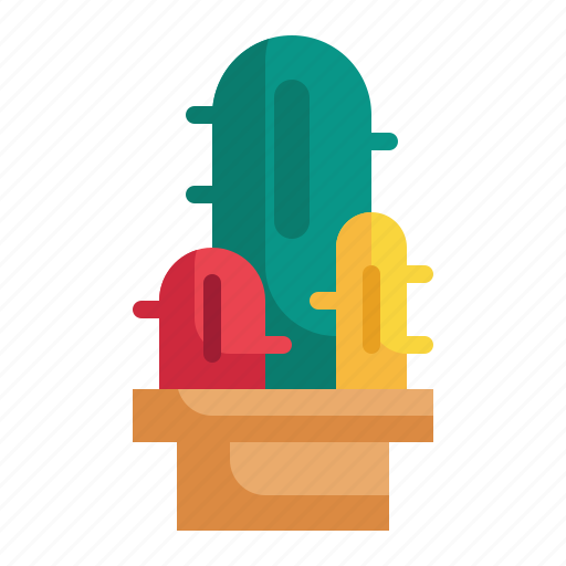 Cactus, summer, pot, botanic, plant icon icon - Download on Iconfinder