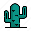 cactus, flower, summer, plant icon 