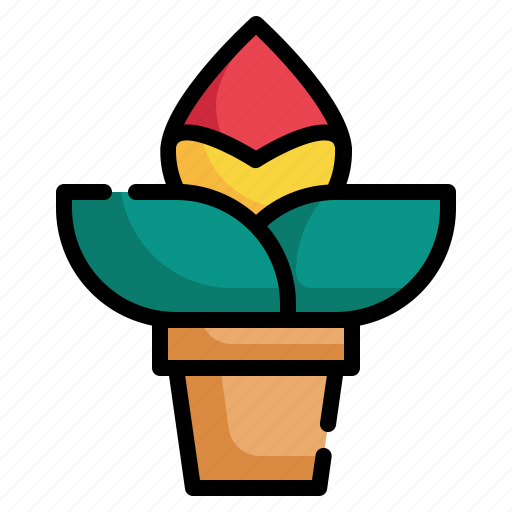 Flower, spring, botanic, leaves, floral, plant icon, blossom icon - Download on Iconfinder