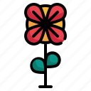 flower, spring, botanic, plant icon, blossom