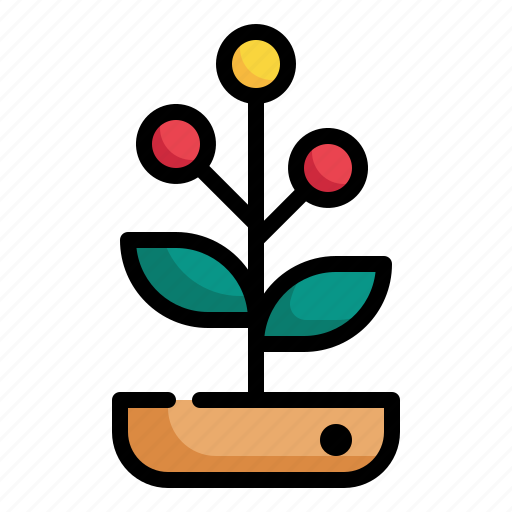 Tree, leaves, pot, botanic, ecology, plant icon icon - Download on Iconfinder