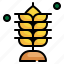 wheat, leaf, agriculture, farming, plant icon 