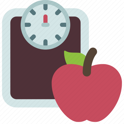 Fruit, scales, organic, vegetarian, weight icon - Download on Iconfinder