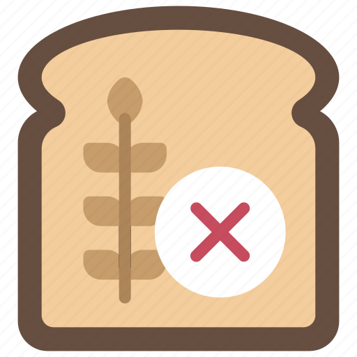 Gluten, free, bread, organic, vegetarian icon - Download on Iconfinder