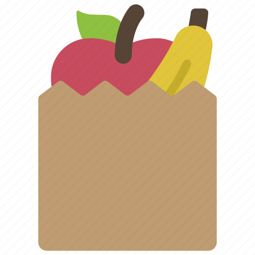 Groceries, bag, organic, vegetarian, shopping icon - Download on Iconfinder