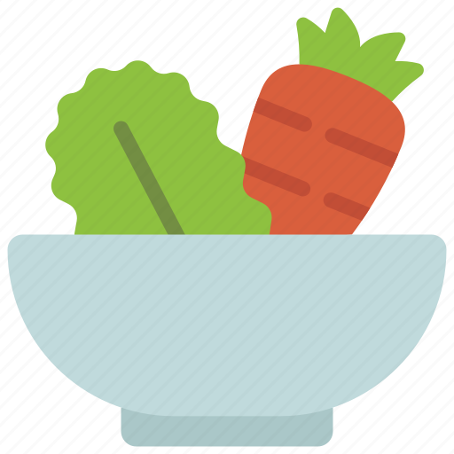 Salad, bowl, organic, vegetarian, mixing icon - Download on Iconfinder