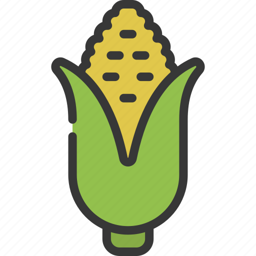 Corn, cob, organic, vegetarian, healthy icon - Download on Iconfinder