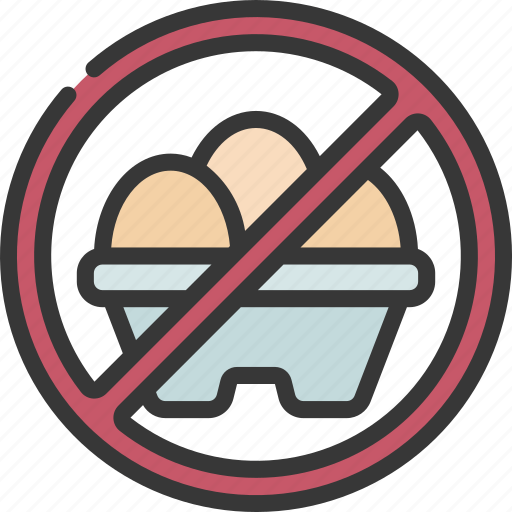 No, eggs, organic, vegetarian, hen icon - Download on Iconfinder
