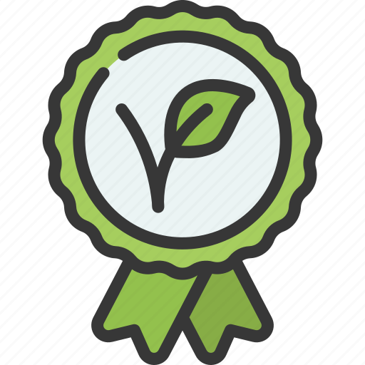 Vegan, award, ribbon, organic, vegetarian icon - Download on Iconfinder