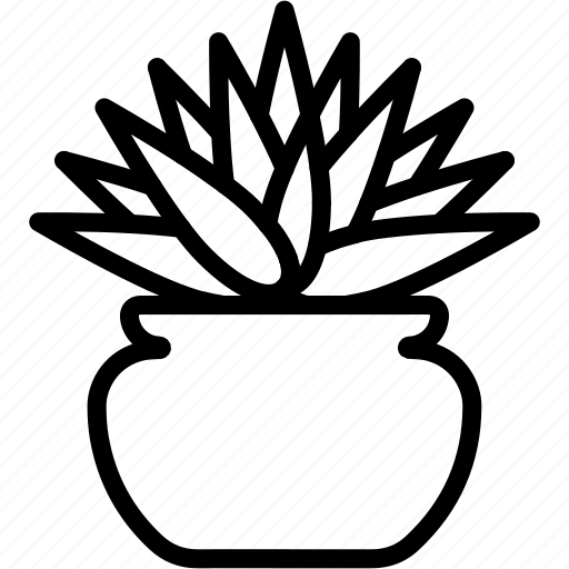 Garden, leaf, pot, flower, plant icon - Download on Iconfinder