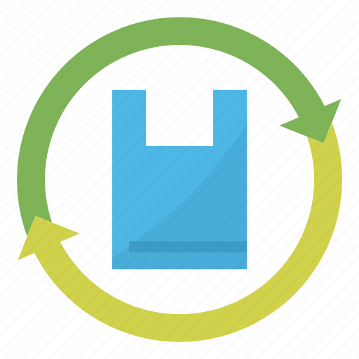 Bag, plastic, recycling, reuse icon - Download on Iconfinder
