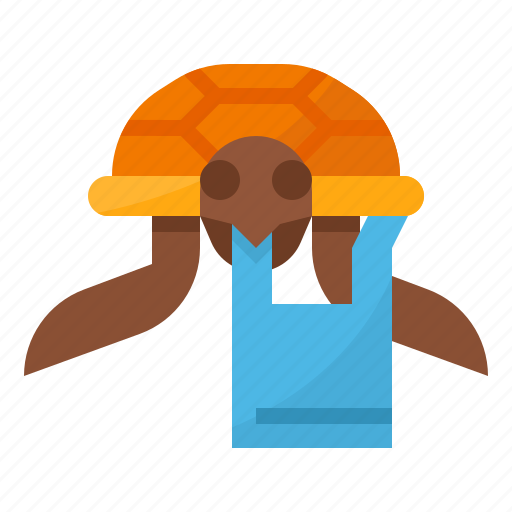 Eat, plastic, sea, turtle icon - Download on Iconfinder