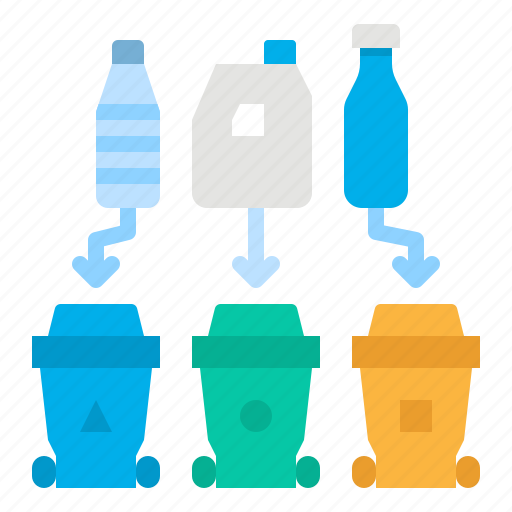 Bin, garbage, plastic, separation, waste icon - Download on Iconfinder