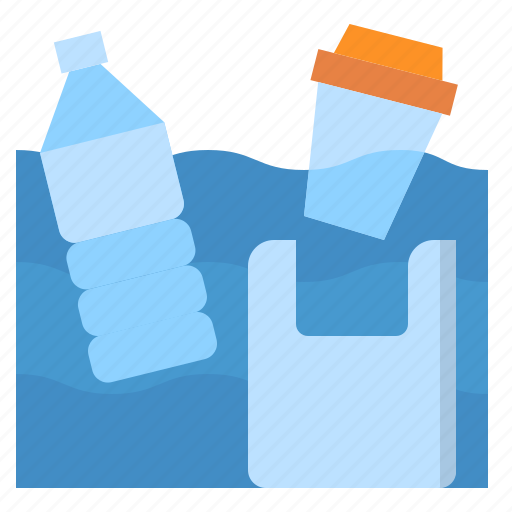 Bottle, garbage, plastic, pollution, water icon - Download on Iconfinder