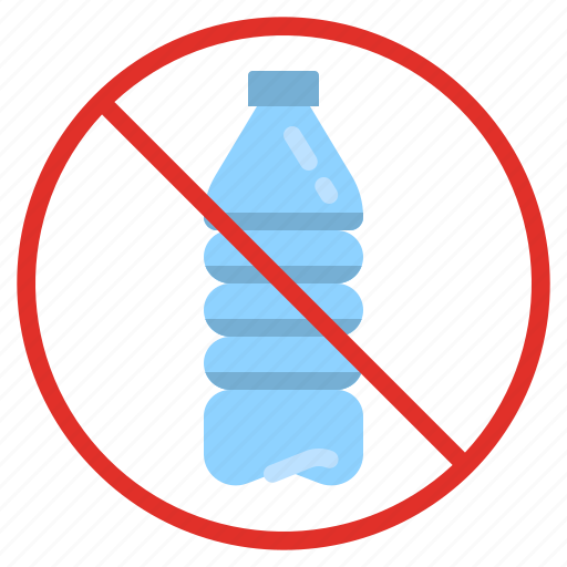 Bottles, ecology, environment, no, plastic icon - Download on Iconfinder