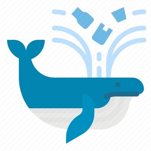 Garbage, plastic, pollution, waste, whale icon - Download on Iconfinder
