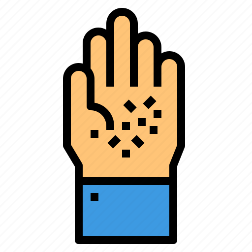 Environment, hand, microplastics, pollution, small icon - Download on Iconfinder