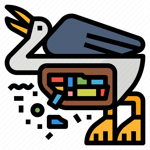 Bird, eat, plastic, stomach icon - Download on Iconfinder