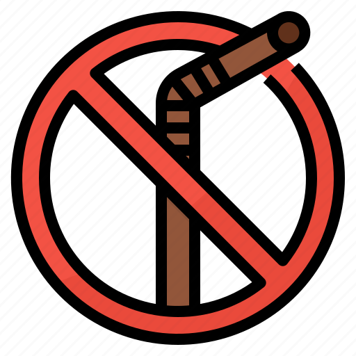 Ban, no, plastic, straw icon - Download on Iconfinder