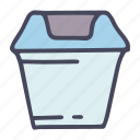 plastic, products, trash, can, waste, dustbin