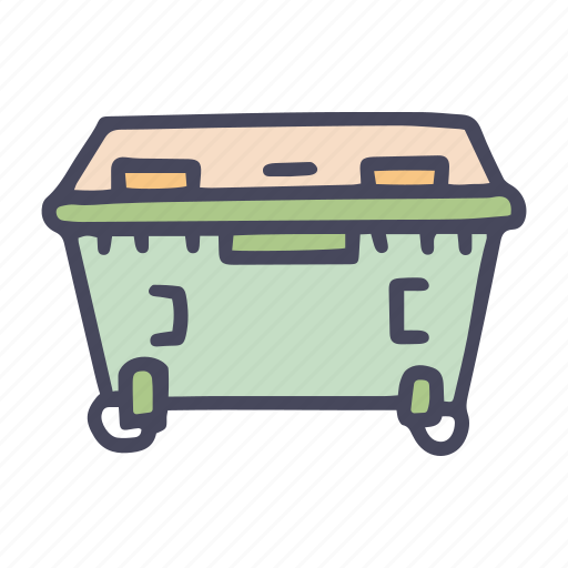 Plastic, products, container, garbage, trash, bin, sorting icon - Download on Iconfinder