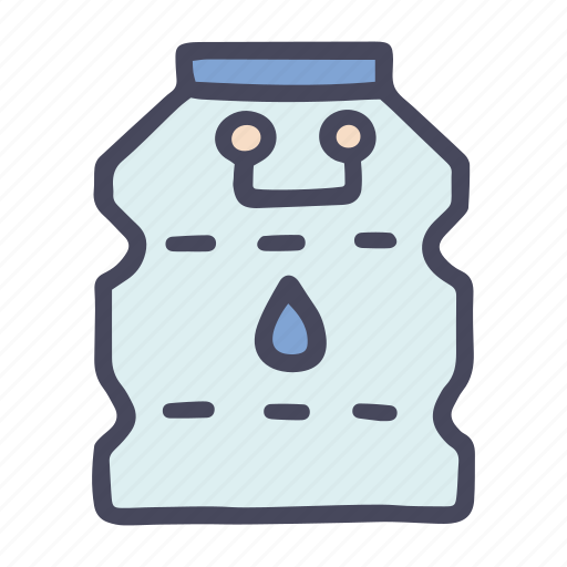 Plastic, products, bottle, water, recycle, pollution icon - Download on Iconfinder