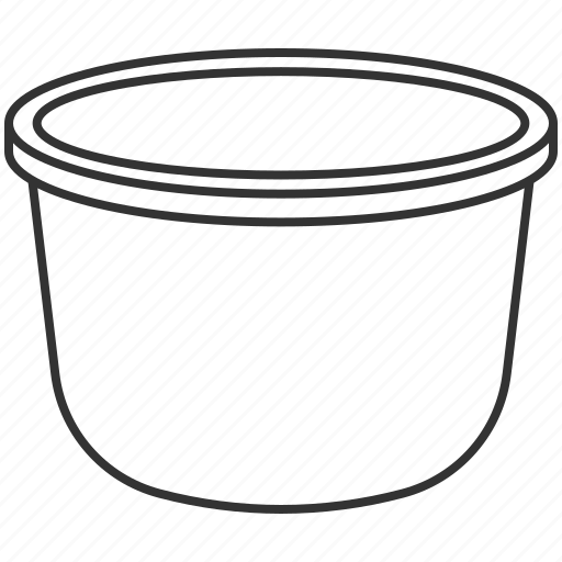 Tubs, lid, bucket, container, package icon - Download on Iconfinder