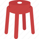 stools, chair, seat, plastic, material