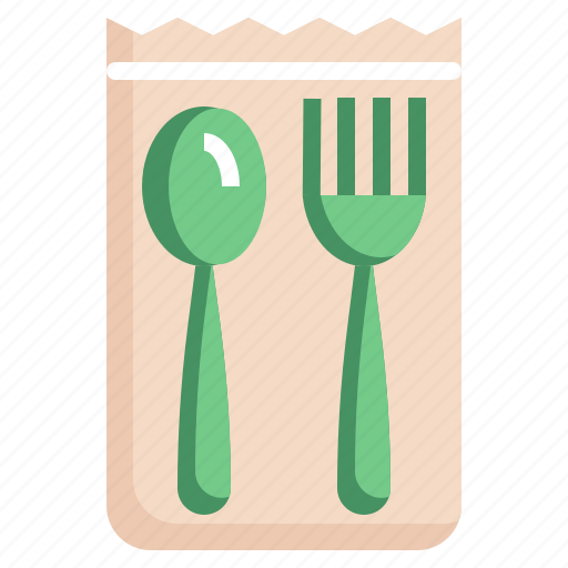 Disposable, plastic, fork, food, spoon icon - Download on Iconfinder