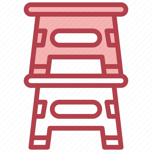 Stool, plastic, foldable, seating, products icon - Download on Iconfinder