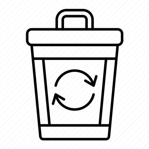 Dustbin, garbage, trash, waste, recycle bin icon - Download on Iconfinder