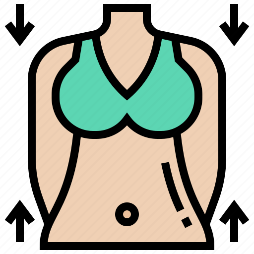 Breast, fat, mammoplasty, reduction, remove icon - Download on Iconfinder