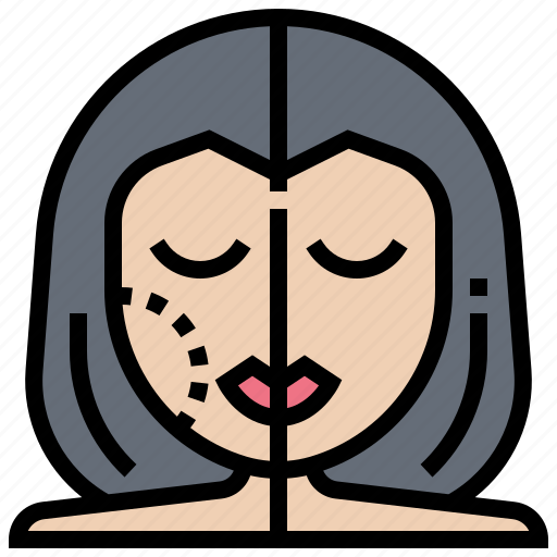 Buccal, cheeks, extraction, fat, prominent, reducing icon - Download on Iconfinder