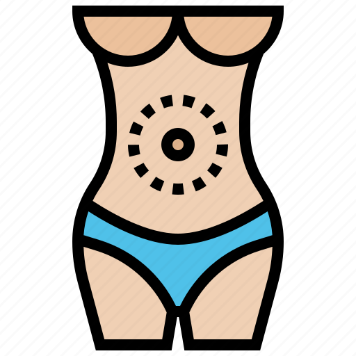 Abdomen, fat, lipo, liposuction, smart icon - Download on Iconfinder