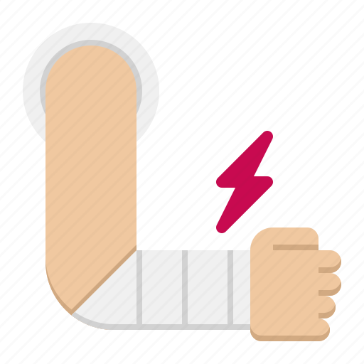 Bandaged, arm, medical, plastic surgery icon - Download on Iconfinder
