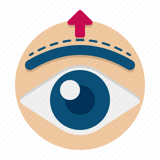 Brow, lift, plastic surgery icon - Download on Iconfinder