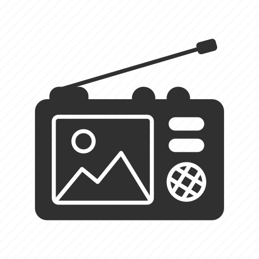 Hand held tv, mobile tv, television, tv icon - Download on Iconfinder