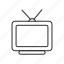 analog tv, boob tube, set box, television, television set, tv, tv ears 
