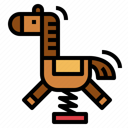 Childhood, entertainment, horse, rocking icon - Download on Iconfinder