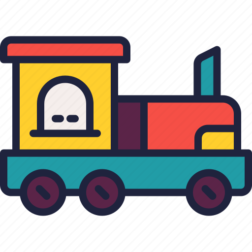 Toy, train, playground, children, railway icon - Download on Iconfinder