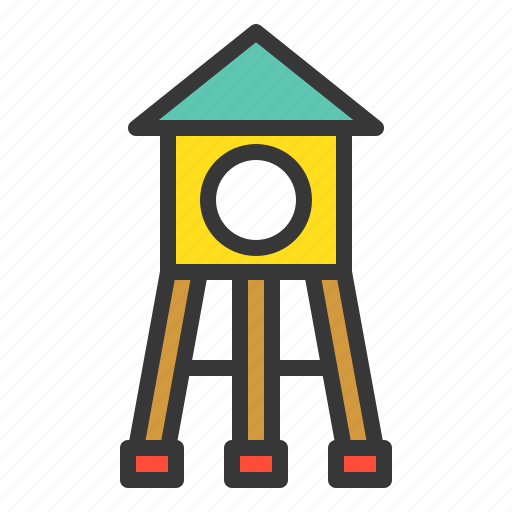 Outdoors, play, playground, playground equipment, playhouse icon - Download on Iconfinder