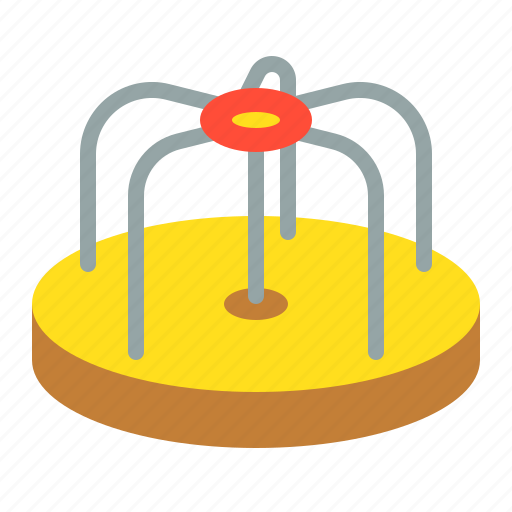 Merry-go-round, outdoors, play, playground, playground equipment, roundabout icon - Download on Iconfinder