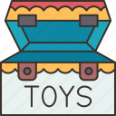 box, toys, storage, childhood, playroom