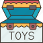 box, toys, storage, childhood, playroom 