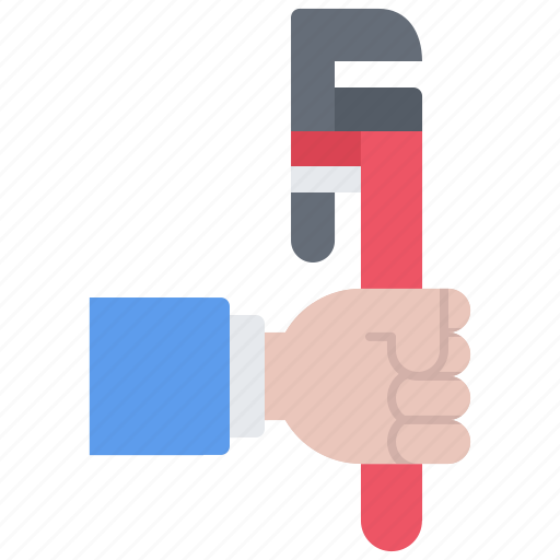 Adjustable, hand, pipe, plumber, plumbing, water, wrench icon - Download on Iconfinder