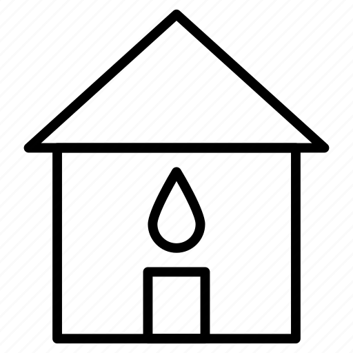 Water, house, floods, nature, supply icon - Download on Iconfinder